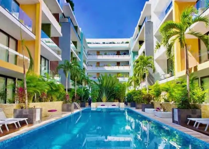 The City, Luxury Studio, 5Th Avenue&Gym&Spa Aparthotel Playa del Carmen