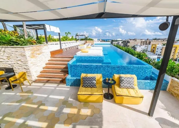 The City, Luxury Studio, 5Th Avenue&Gym&Spa Aparthotel Playa del Carmen