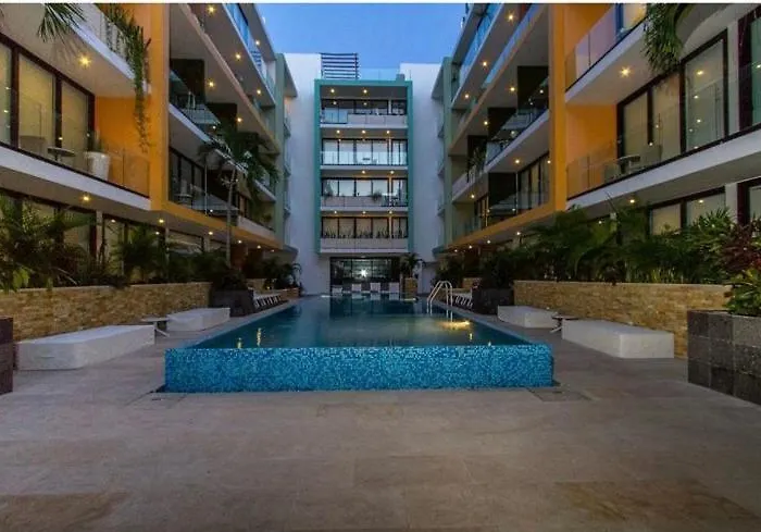 The City, Luxury Studio, 5Th Avenue&Gym&Spa Playa del Carmen