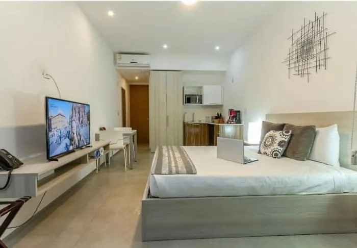 Aparthotel The City, Luxury Studio, 5Th Avenue&Gym&Spa Playa del Carmen